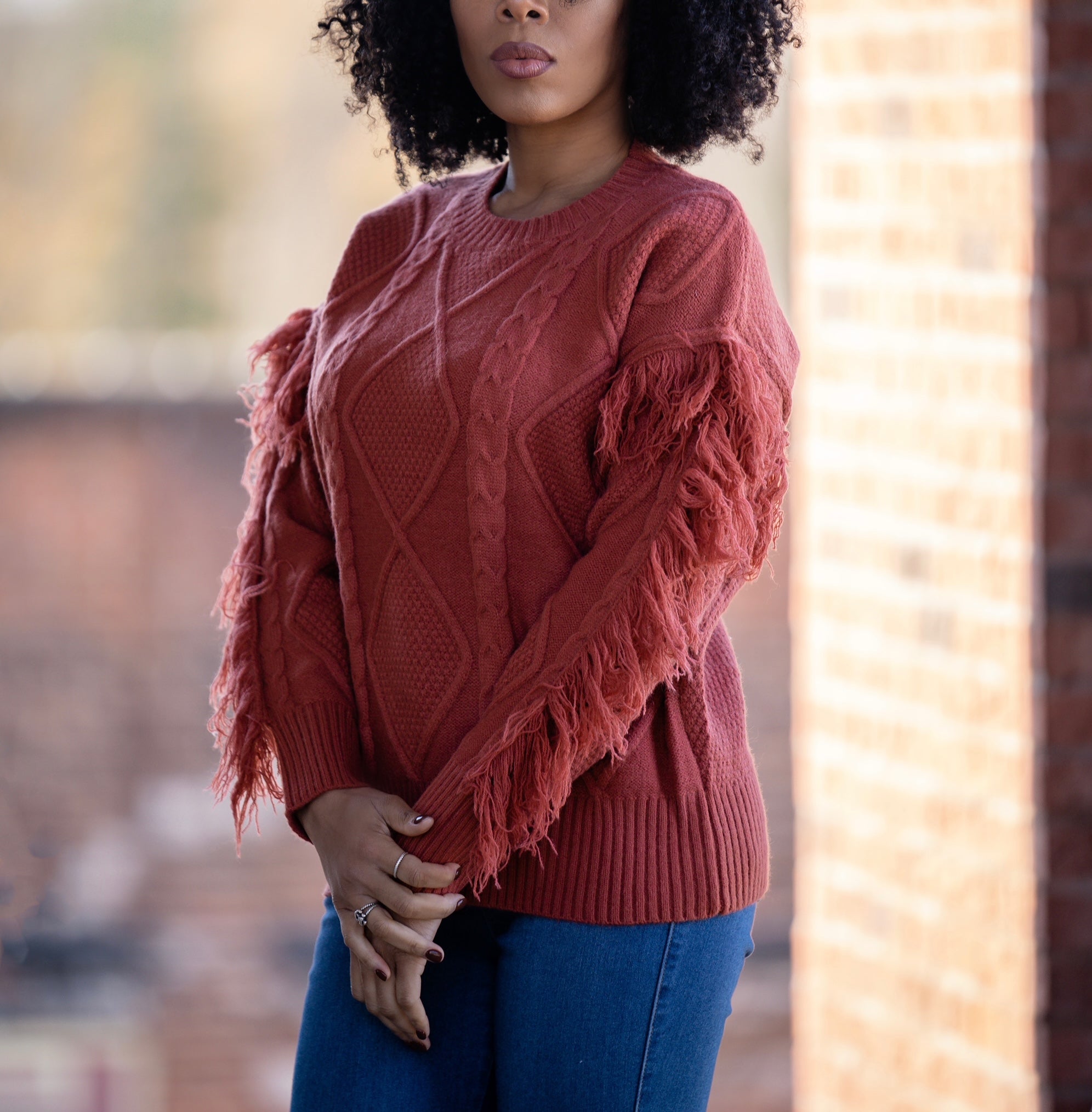 Burnt Orange Sweater