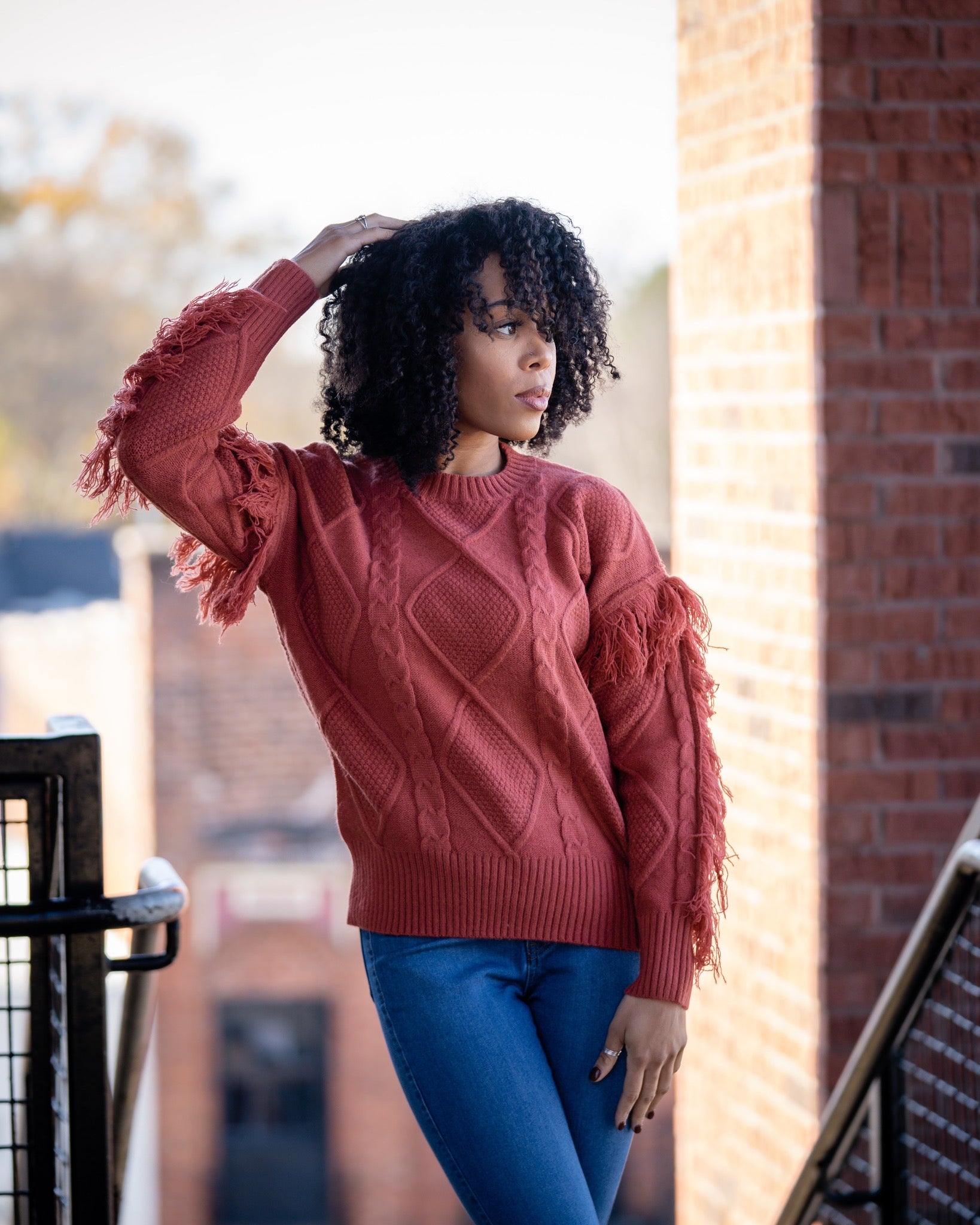 Burnt Orange Sweater