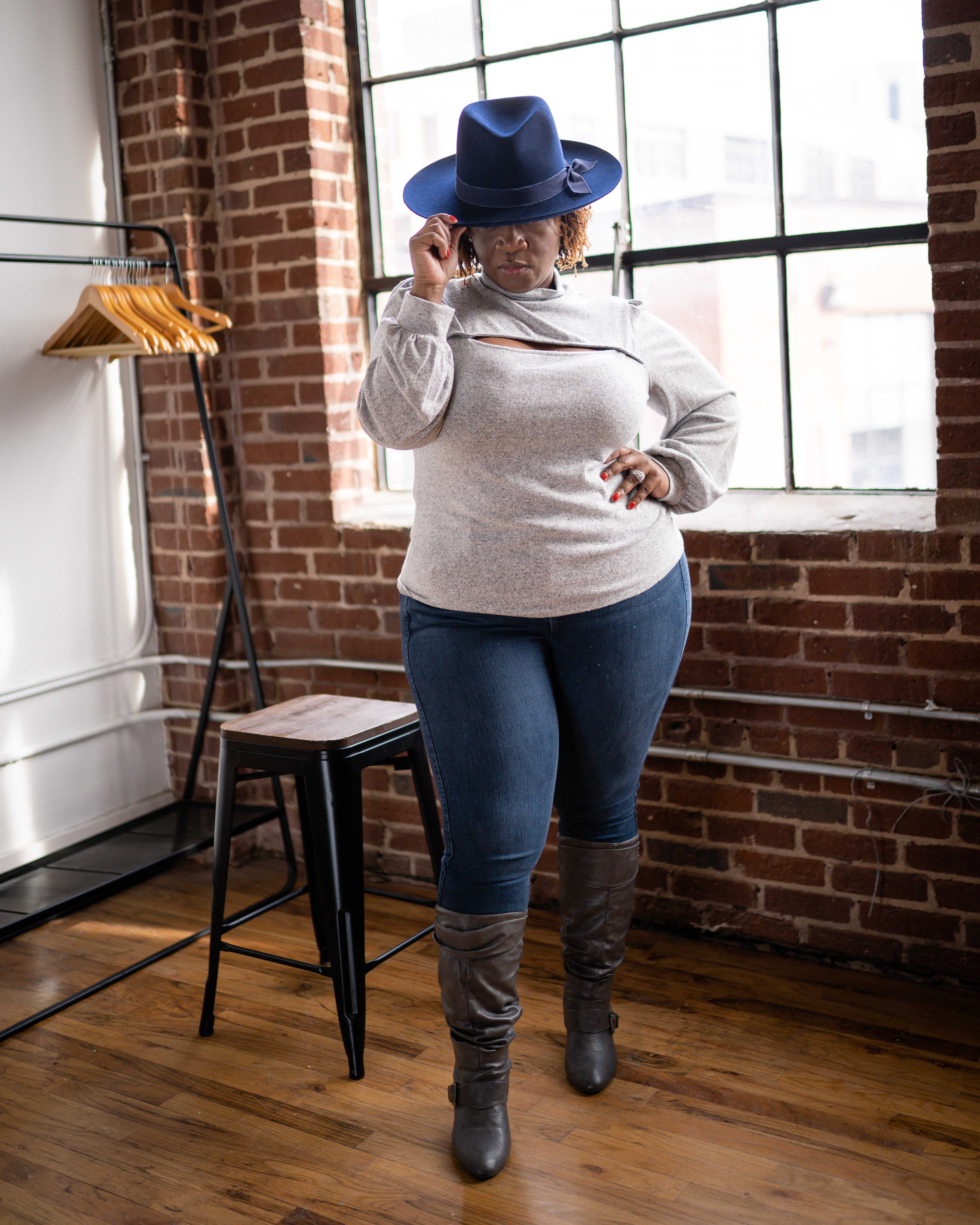 Wool Felt Panama hat