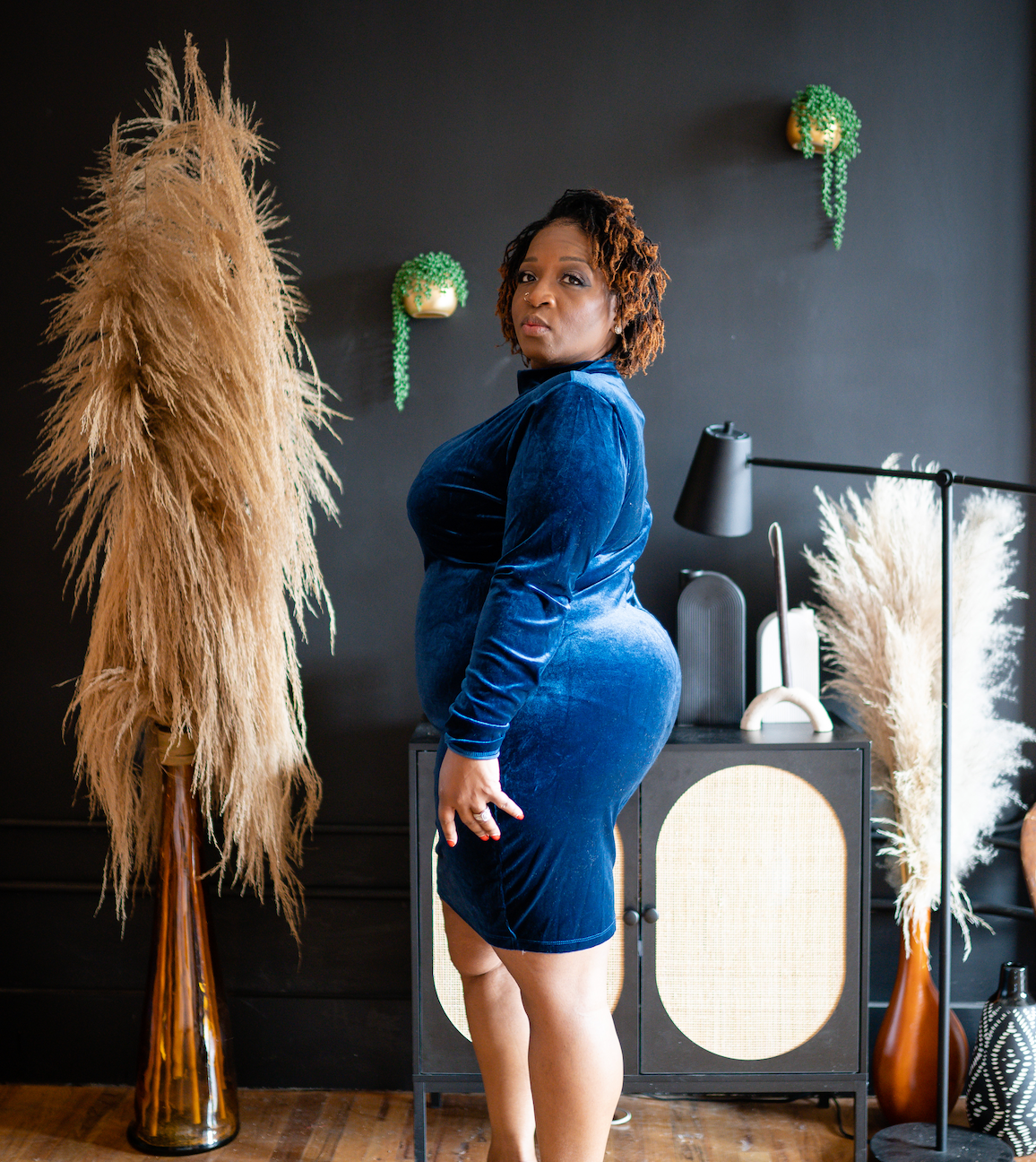 blue crushed velvet dress Midi Dress Blue Crushed Velvet Dress Belle Bow Sleeve Velvet Midi Dress Blue
